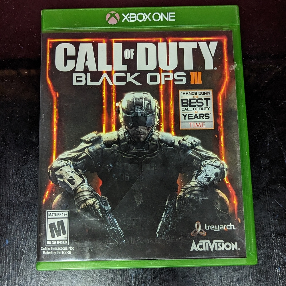 Call of Duty: Black Ops III (Xbox One.No manual, just disk and case.